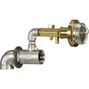 Contrôleur antigel avec vanne thermostatique pour auge de vidange rapide, raccord 3/4