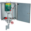 Safety box with P 2500 electric fence energizer + solar module 30 watts + super fleece battery 50 Ah