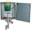 Safety box with P 3500 electric fence energizer + 55 watt solar module + 88 Ah super fleece battery