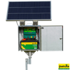 Safety box with P 1500 electric fence energizer + 20 watt solar module + 32 Ah super fleece battery