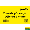 Panneau d'avertissement 