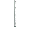 Palo in plastica da 1,25 m, 8 supporti, altezza recinzione 1,05 m, 10 pezzi, verde