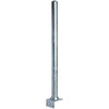Post Ø 102 mm 1.65 m, with base plate 200 x 200 x 8 mm (L x W x H) angled