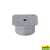 Cover for installation sleeve 102 mm, stainless steel