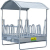 Profi-Viereckraufe mit Palisadenfressgittern