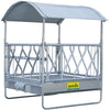 Professional square eaves with sloped grating