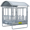 Profi-Viereckraufe mit Universal-Fressgittern