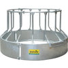 Round feed-saving trough with three-point linkage
