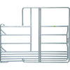 Safety horse panel with gate and feed fence