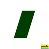 Plastic back panel, top/bottom for pair posture