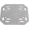 Universal adapter plate for post-tube connections