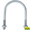 Vite a staffa 60 x 60 mm, M10, 4 pezzi