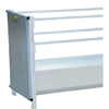End piece for gangway trough for hanging galvanized, for sheep