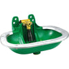 Cuve double à robinet tubulaire avec bord antiglisse F60