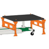 Transport and storage rack for Tornado Master pile magazine