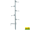 Piquet de montage Compact pour jusqu'à 5 dévidoirs, hauteur de clôture jusqu'à 1,30 m