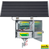 Sicherheitsbox XL mit P 6000 Weidezaungerät + 200 W Solarmodul + Super-Vlies-Akku 200 Ah