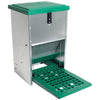 Distributore automatico di mangime Feedomatic con sportello a pedale per 8 kg di mangime
