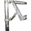 Inclined support for feeding table partition