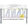 Support frame for SV Modular self-locking grille
